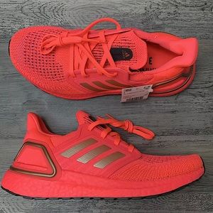Adidas Ultra Boost 20 Womens FW8726 Signal Pink